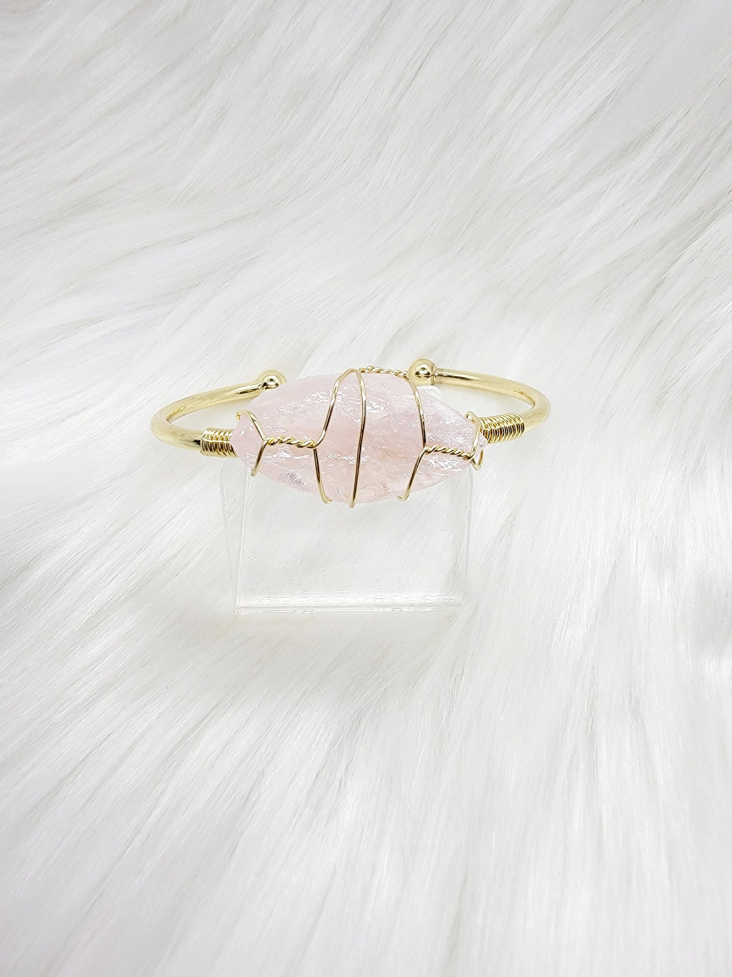 Gemstone Bangle Bracelet