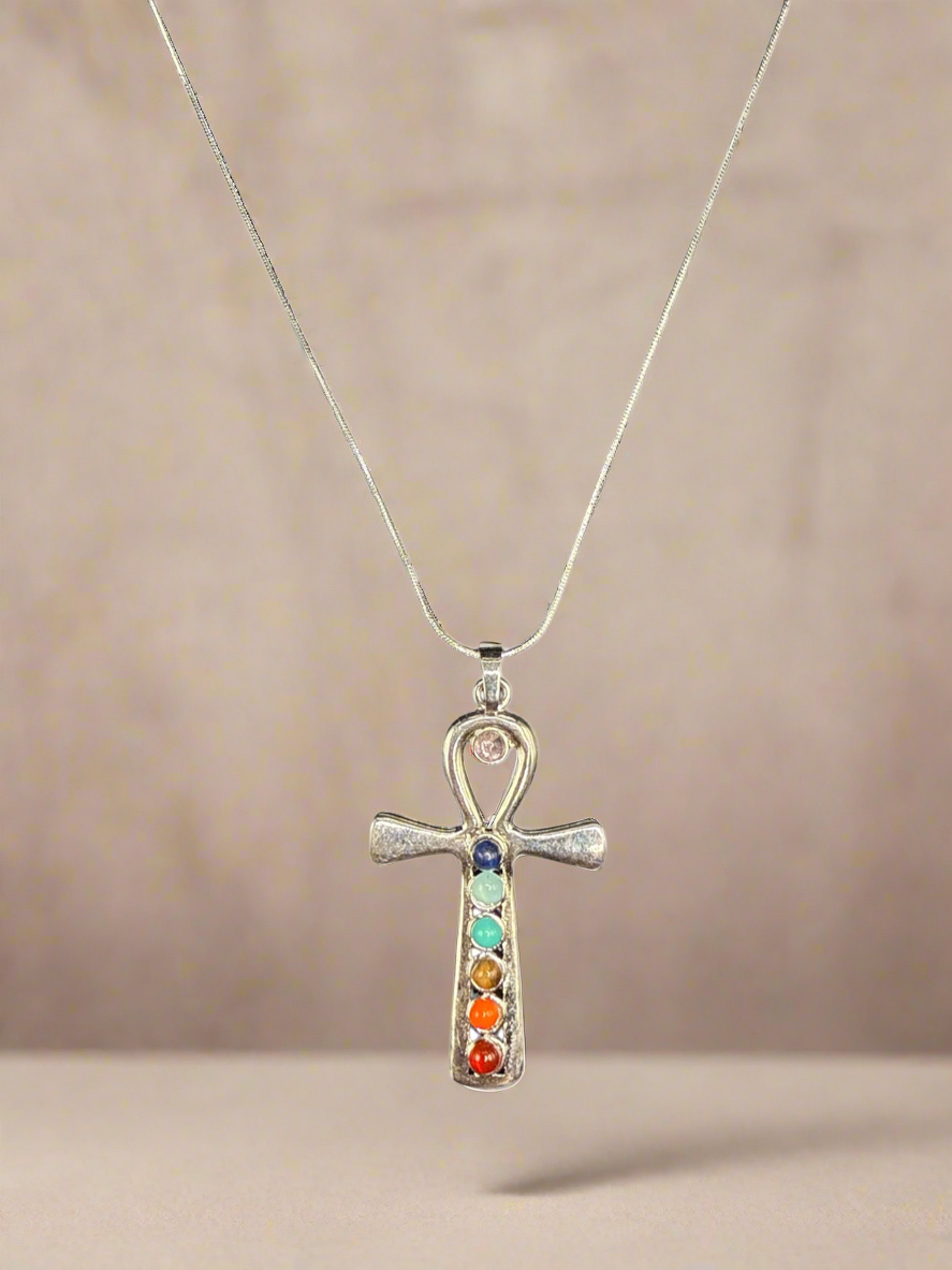 Chakra Ankh (Silver)