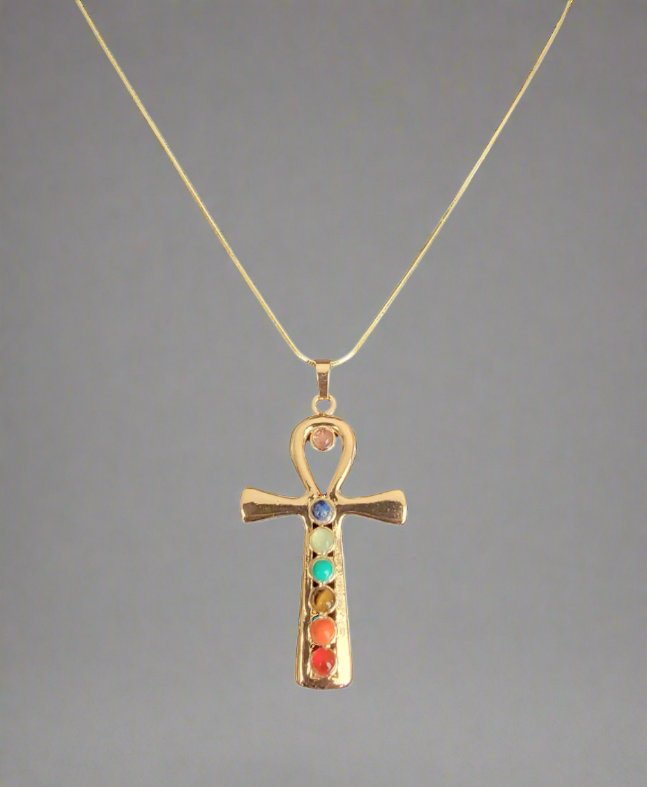 Chakra Ankh (Gold)