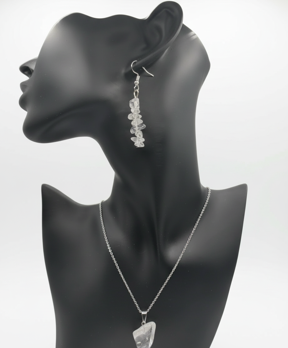 Quartz Necklace Set