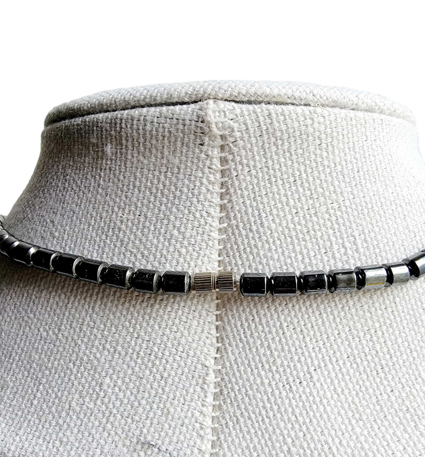 Hematite Cross Necklace