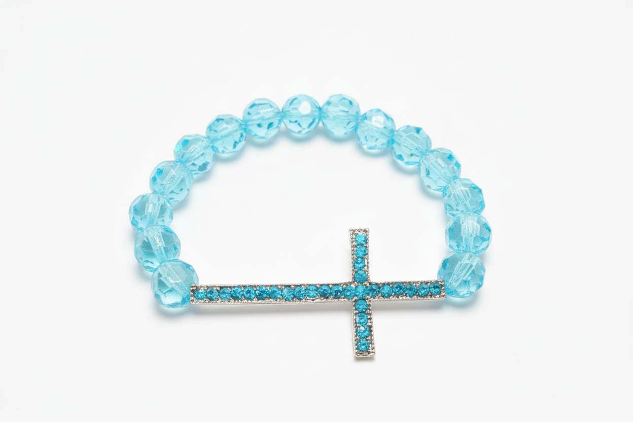 Turquoise Cross Bracelet