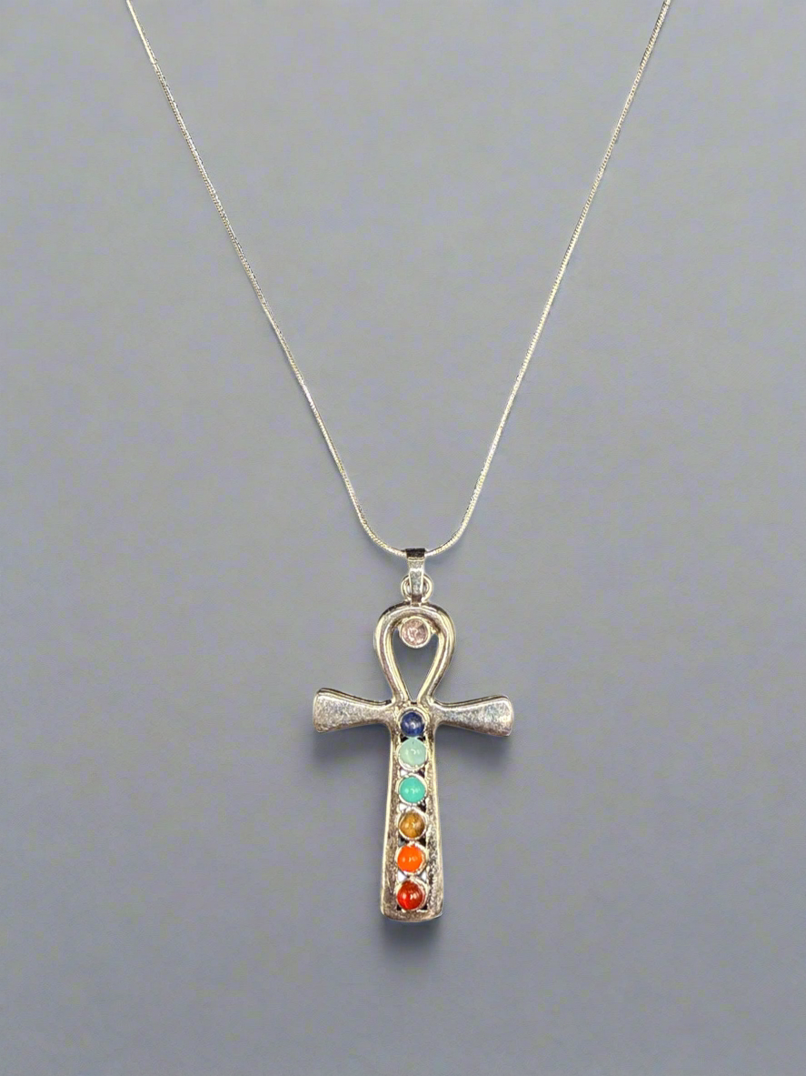 Chakra Ankh (Silver)