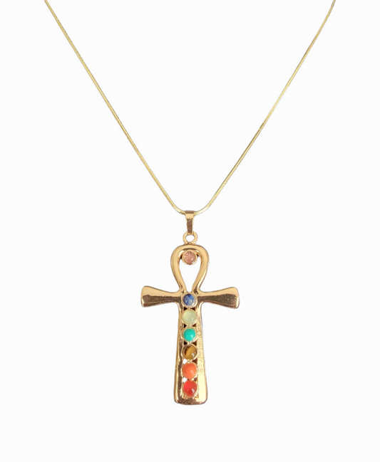 Chakra Ankh (Gold)