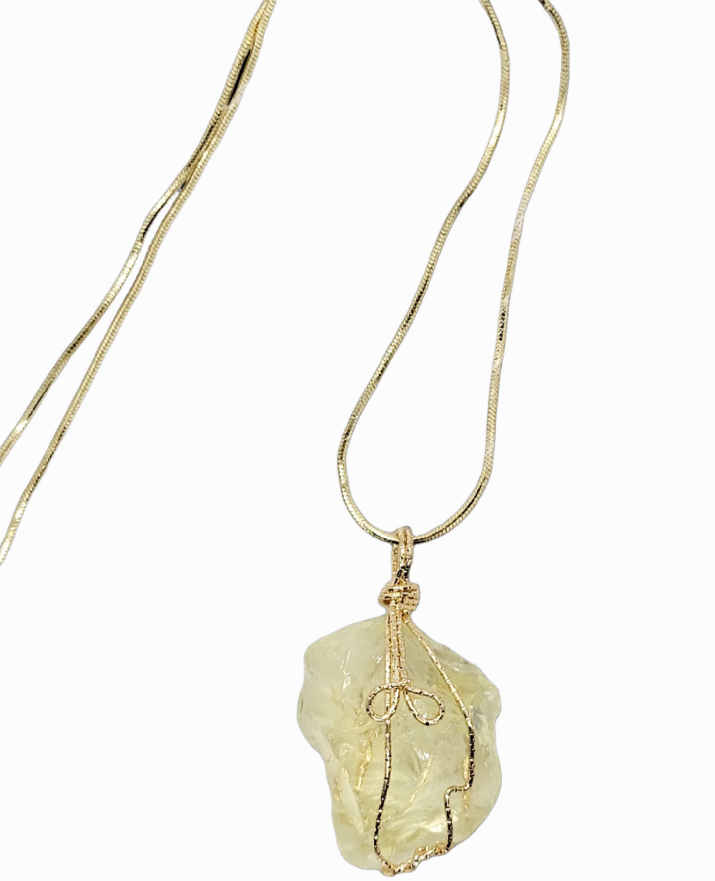 Citrine Nugget Necklace